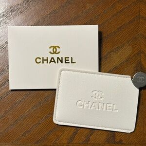 Chanel Compact Mirror in Leather Sleeve